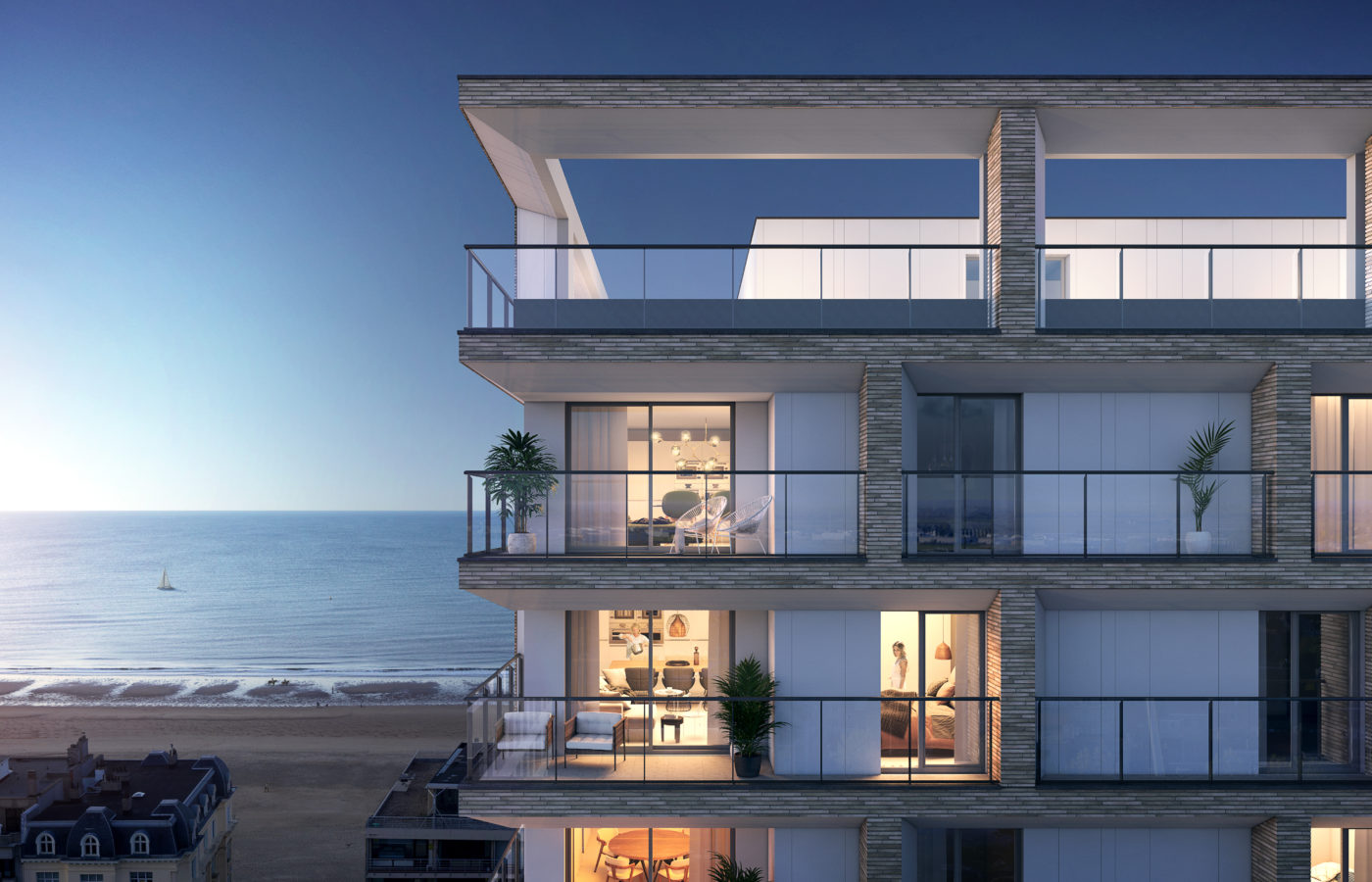 Luxury overlooking the North Sea