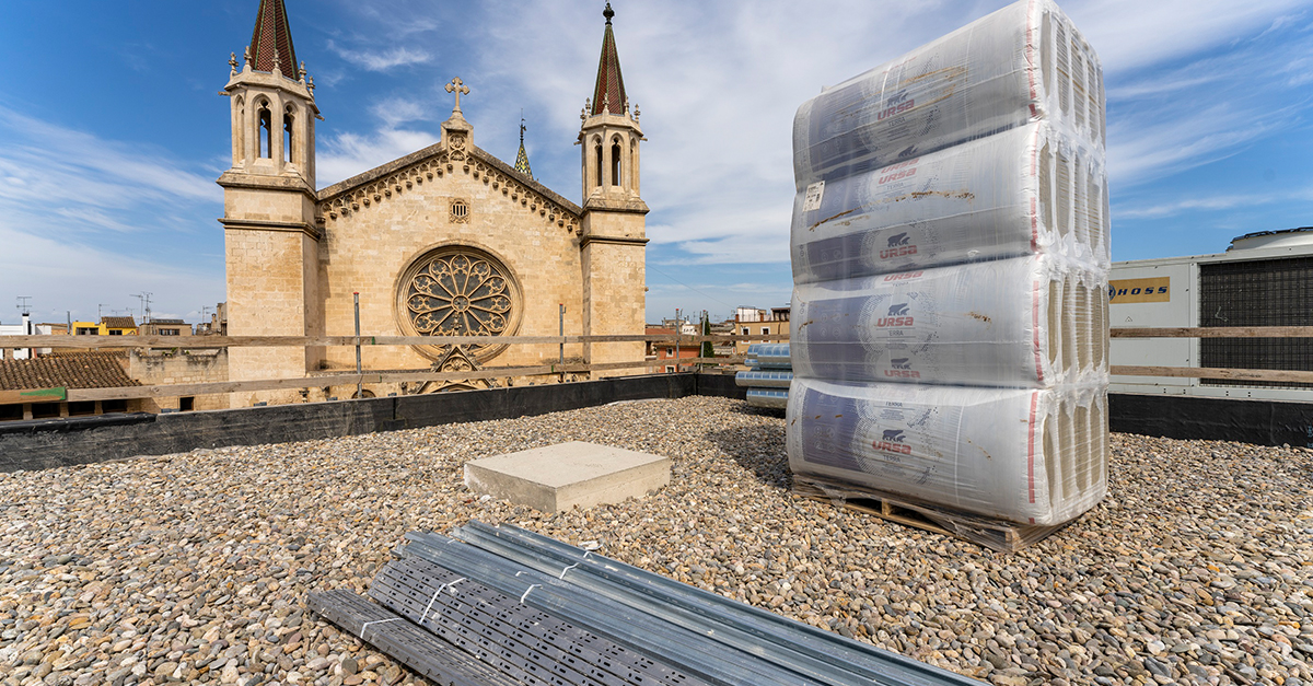 New ventilated façade on the Wine Museum in Vilafranca del Penedès