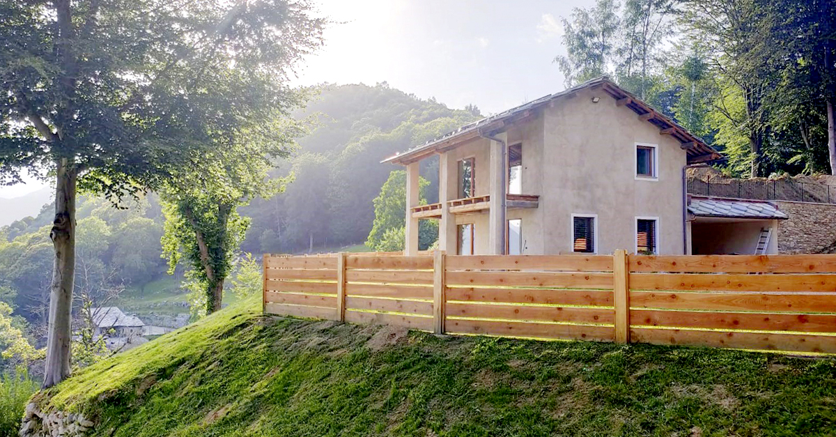 A farmhouse that respects traditional Piedmont architecture