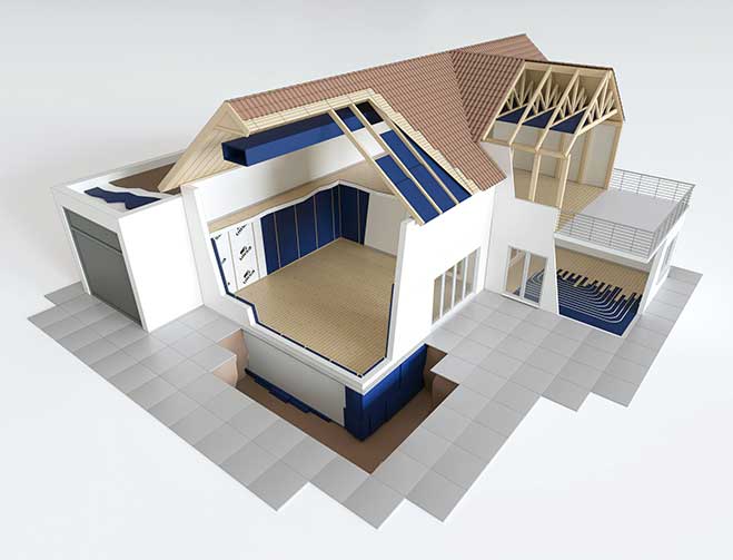 Applications for insulation materials